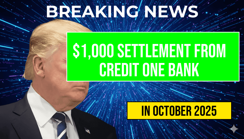 $1,000 Settlement from Credit One Bank: Eligibility, Claim Process, and Payout Timeline Explained