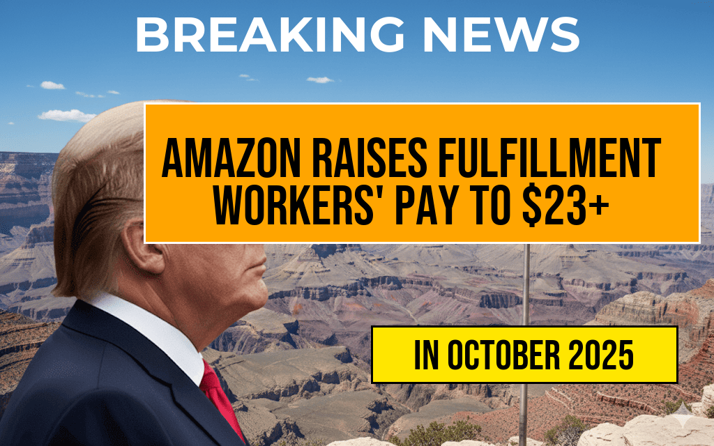 Amazon Invests $1.1 Billion, Raising Fulfillment Workers’ Average Pay to Over $23 an Hour.