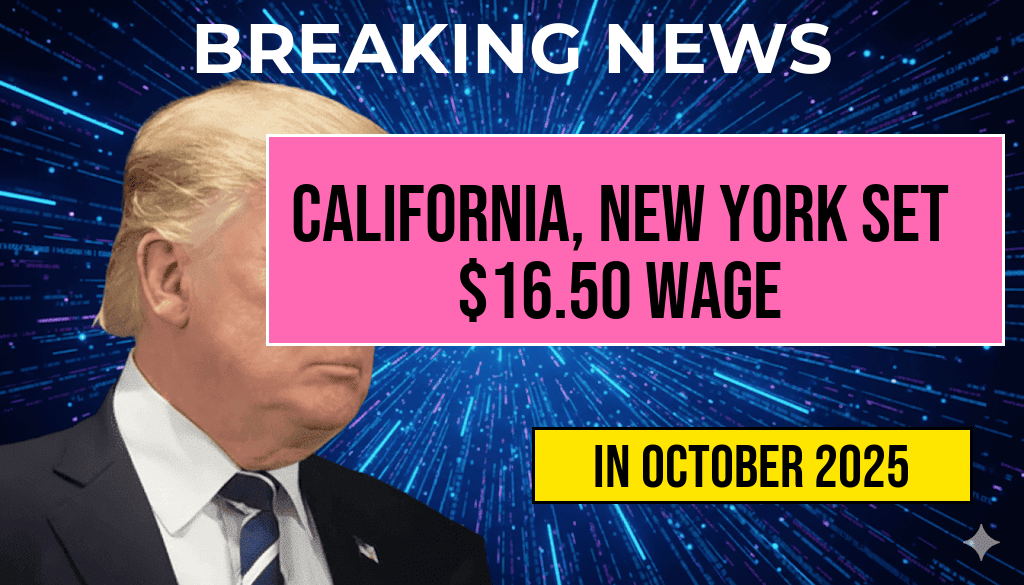California and New York Prepare to Implement $16.50 Hourly Minimum Wage.