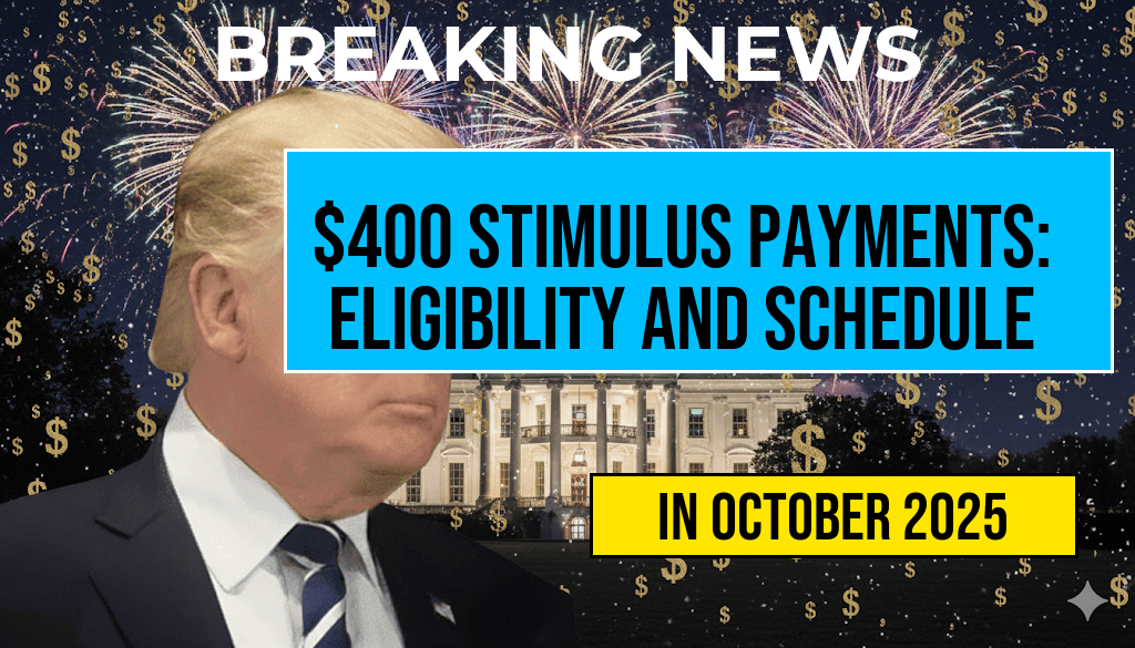 Comprehensive Guide to $400 Stimulus Payments: Eligibility Criteria and Payment Schedule Explained