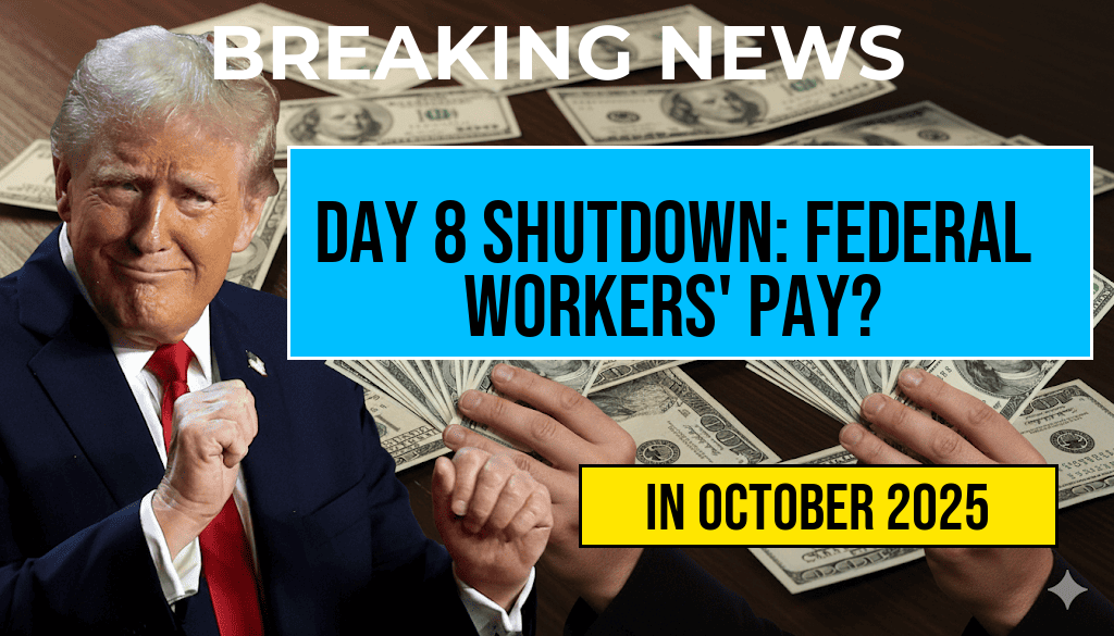 Day 8 of Shutdown: Will Federal Workers Receive No Pay or Full Compensation?