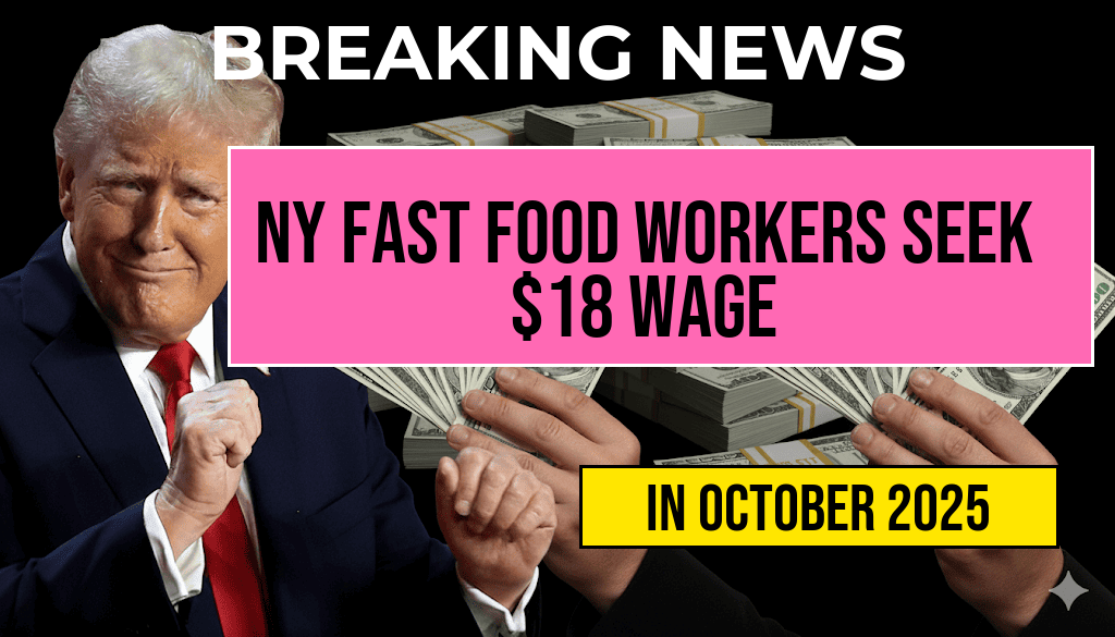 Fast Food Workers in New York Advocate for $18/Hour Wage Amid New Law