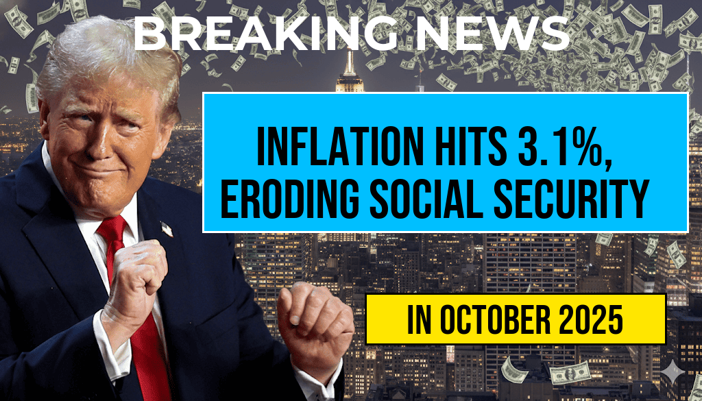 Inflation Soars to 3.1% Core CPI, Eroding $49 Social Security Increase for Consumers.