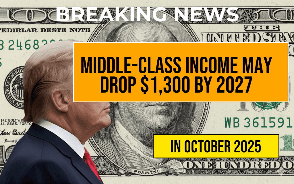 New Policies Could Reduce Middle-Class Income by $1,300 by 2027.