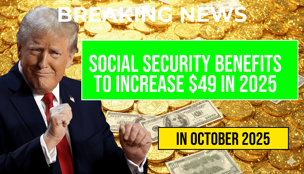 Social Security Benefits Set to Rise by At Least $49 Monthly in 2025