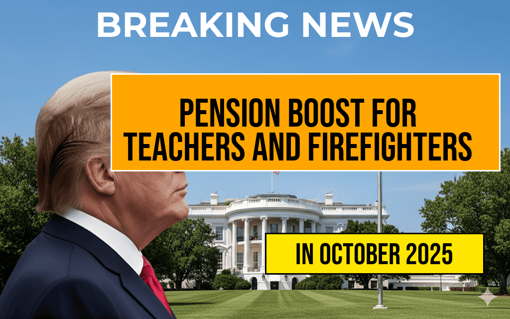 Teachers and Firefighters to Benefit from Up to $500 Increase in Monthly Pension Checks as WEP/GPO Ends