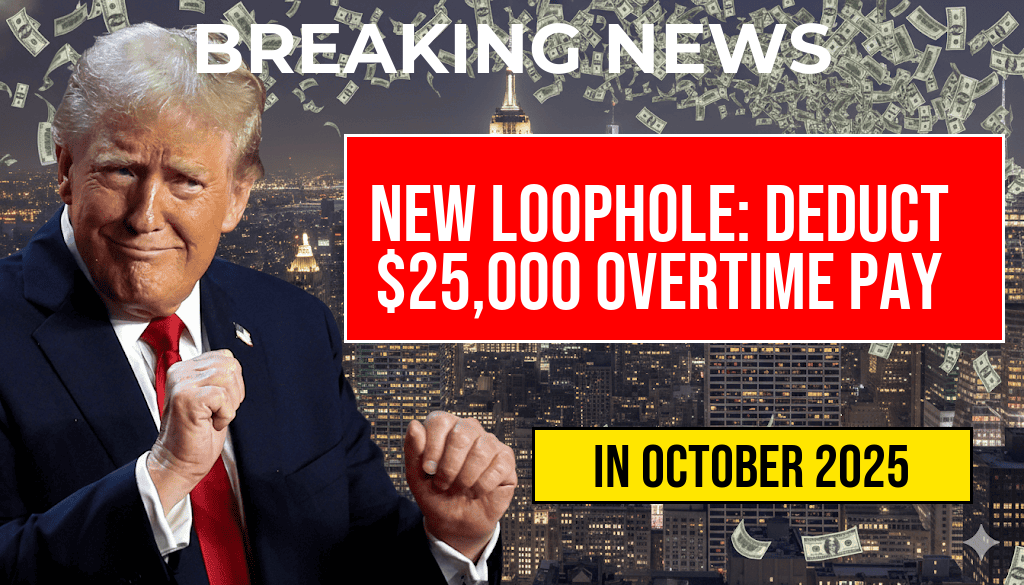 Unlock a Tax Deduction for Up to $25,000 of Your Overtime Pay in 2025 Through a New Loophole.